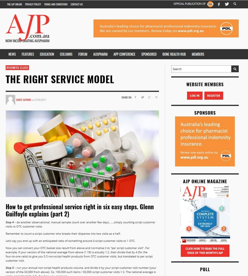 The right service model AJP - part 2