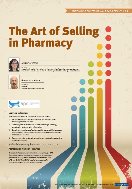 The art of selling in pharmacy